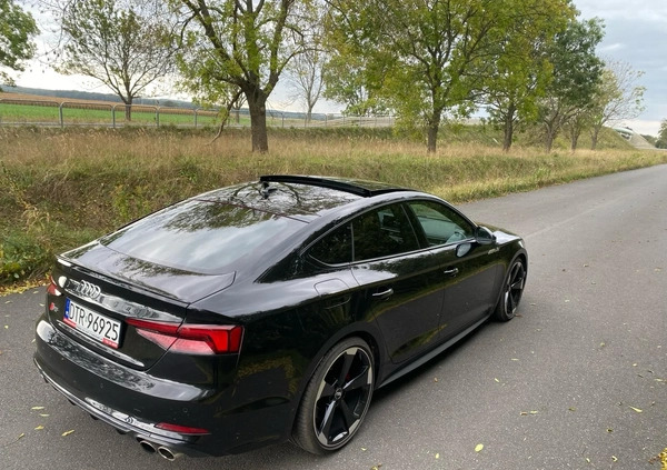 Audi S5 cena 148000 przebieg: 46988, rok produkcji 2019 z Prusice małe 154